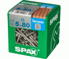 TERRAZA SPAX T-STAR PLUS T25 A2 INOXIDABLE XXL 75 UD.