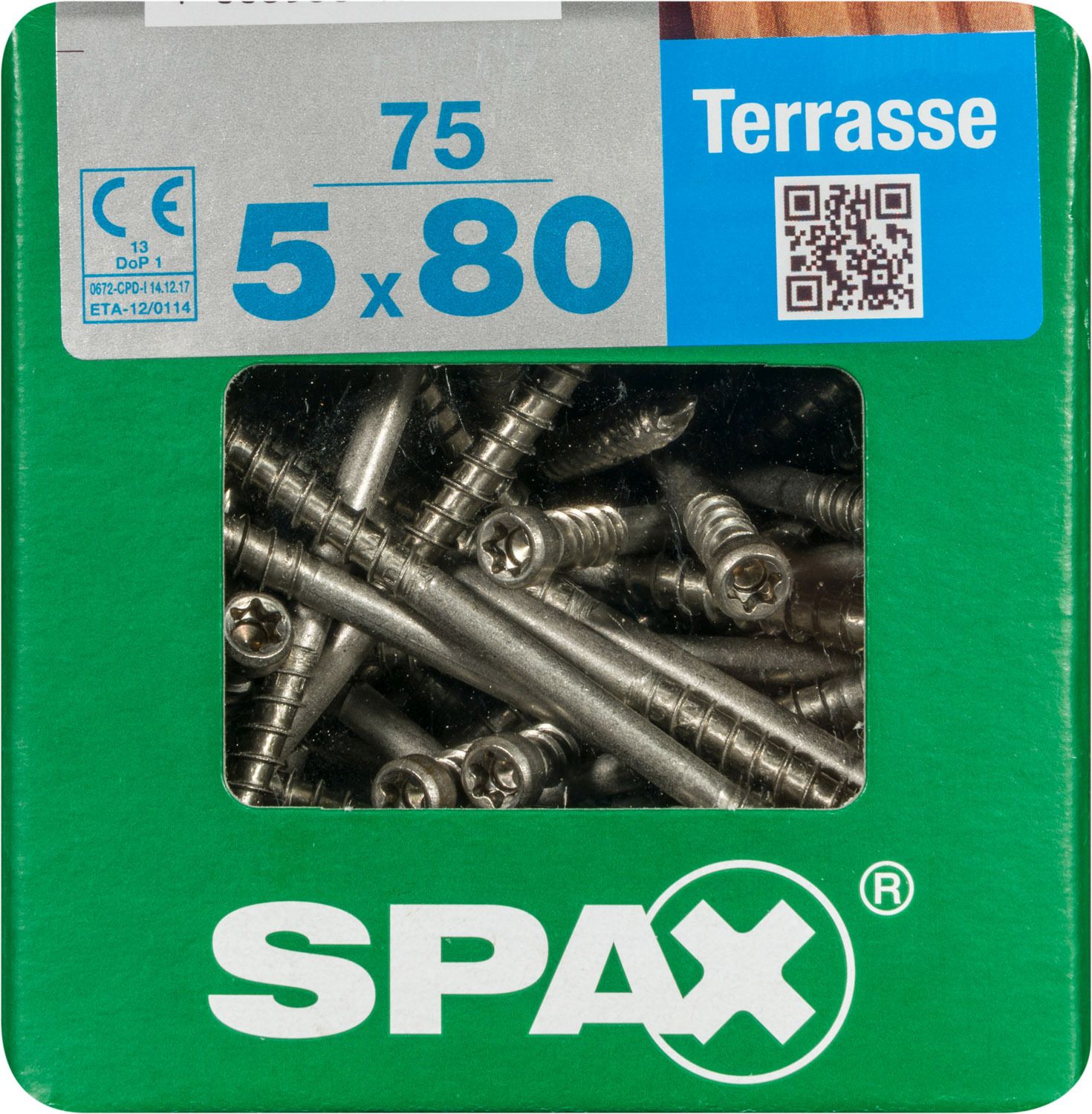TERRAZA SPAX T-STAR PLUS T25 A2 INOXIDABLE XXL 75 UD.