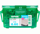 TERRAZA SPAX T-STAR PLUS T25 A4 INOXIDABLE CAJA DE PLÁSTICO CON ASA S 175 UD.