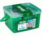 TERRAZA SPAX T-STAR PLUS T25 A4 INOXIDABLE CAJA DE PLÁSTICO CON ASA S 150 UD.