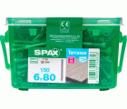 TERRAZA SPAX T-STAR PLUS T25 A4 INOXIDABLE CAJA DE PLÁSTICO CON ASA S 150 UD.