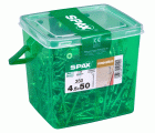 FIJACIÓN SPAX T-STAR PLUS T20 WIROX CAJA DE PLÁSTICO CON ASA M 350 UD.