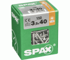 CABEZA GOTA DE SEBO SPAX T-STAR PLUS T15 WIROX L 150 UD.