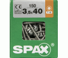 CABEZA GOTA DE SEBO SPAX T-STAR PLUS T15 WIROX L 150 UD.