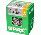CABEZA GOTA DE SEBO SPAX T-STAR PLUS T20 WIROX L 100 UD.