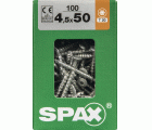 CABEZA GOTA DE SEBO SPAX T-STAR PLUS T20 WIROX L 100 UD.