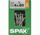 CABEZA GOTA DE SEBO SPAX T-STAR PLUS T20 WIROX L 75 UD.