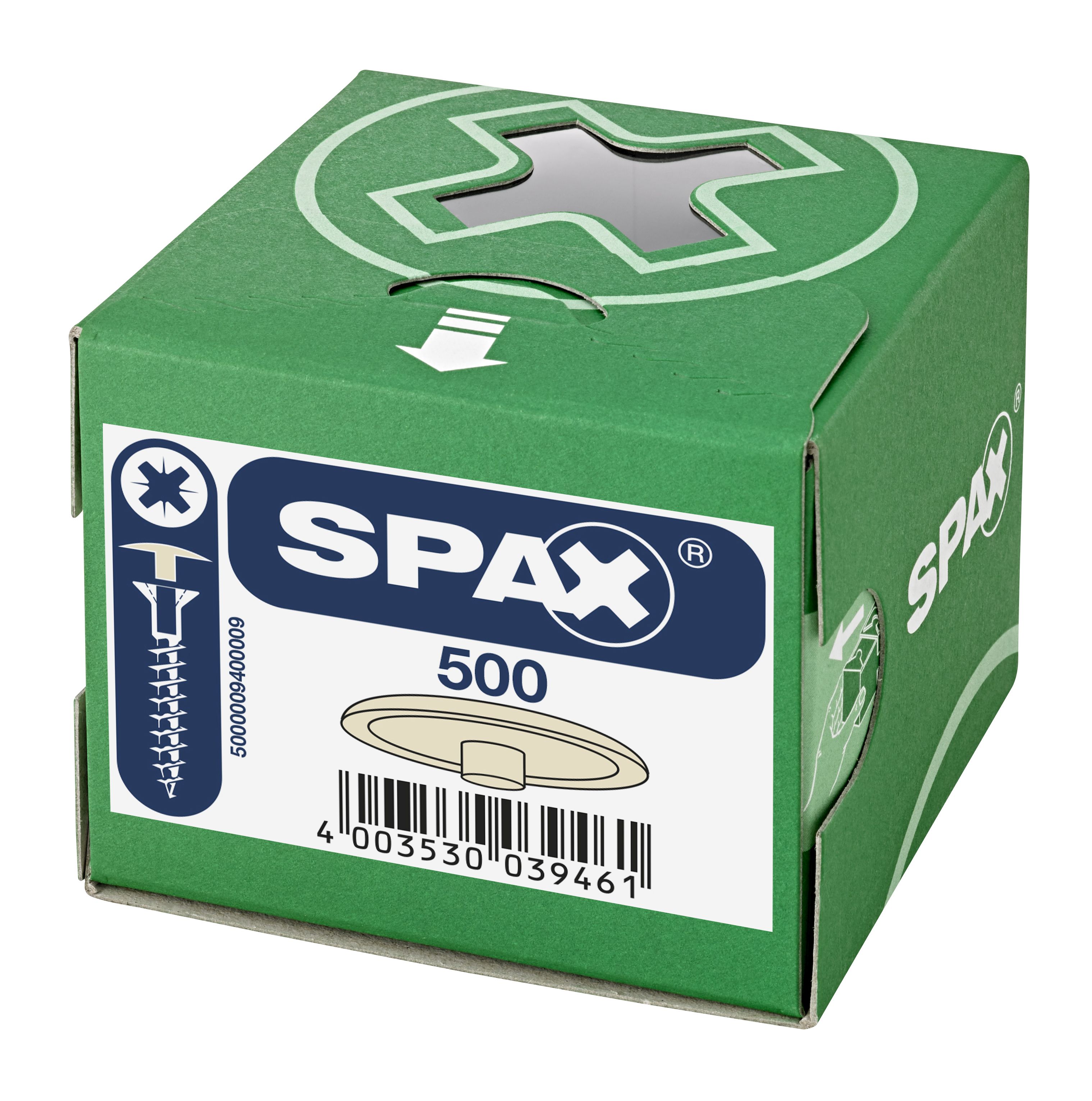 TAPONES DE PLÁSTICO CON TALADRO EN LA CABEZA SPAX-S BEIGE