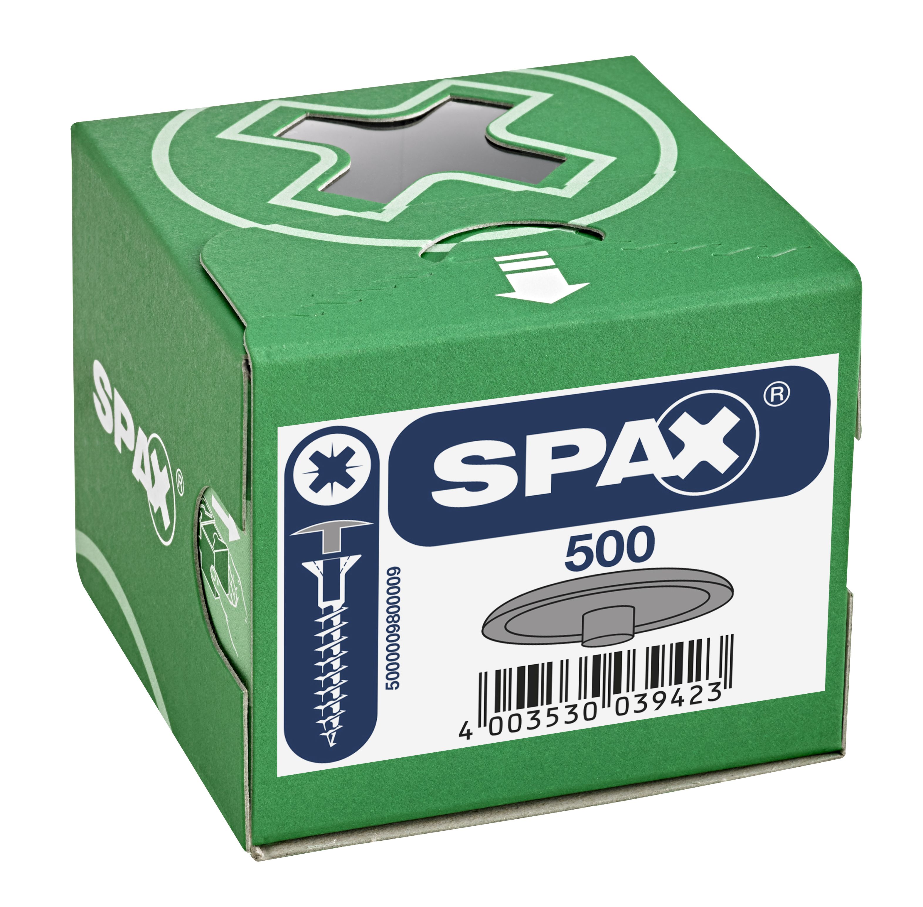 TAPONES DE PLÁSTICO CON TALADRO EN LA CABEZA SPAX-S GRIS N.º 87