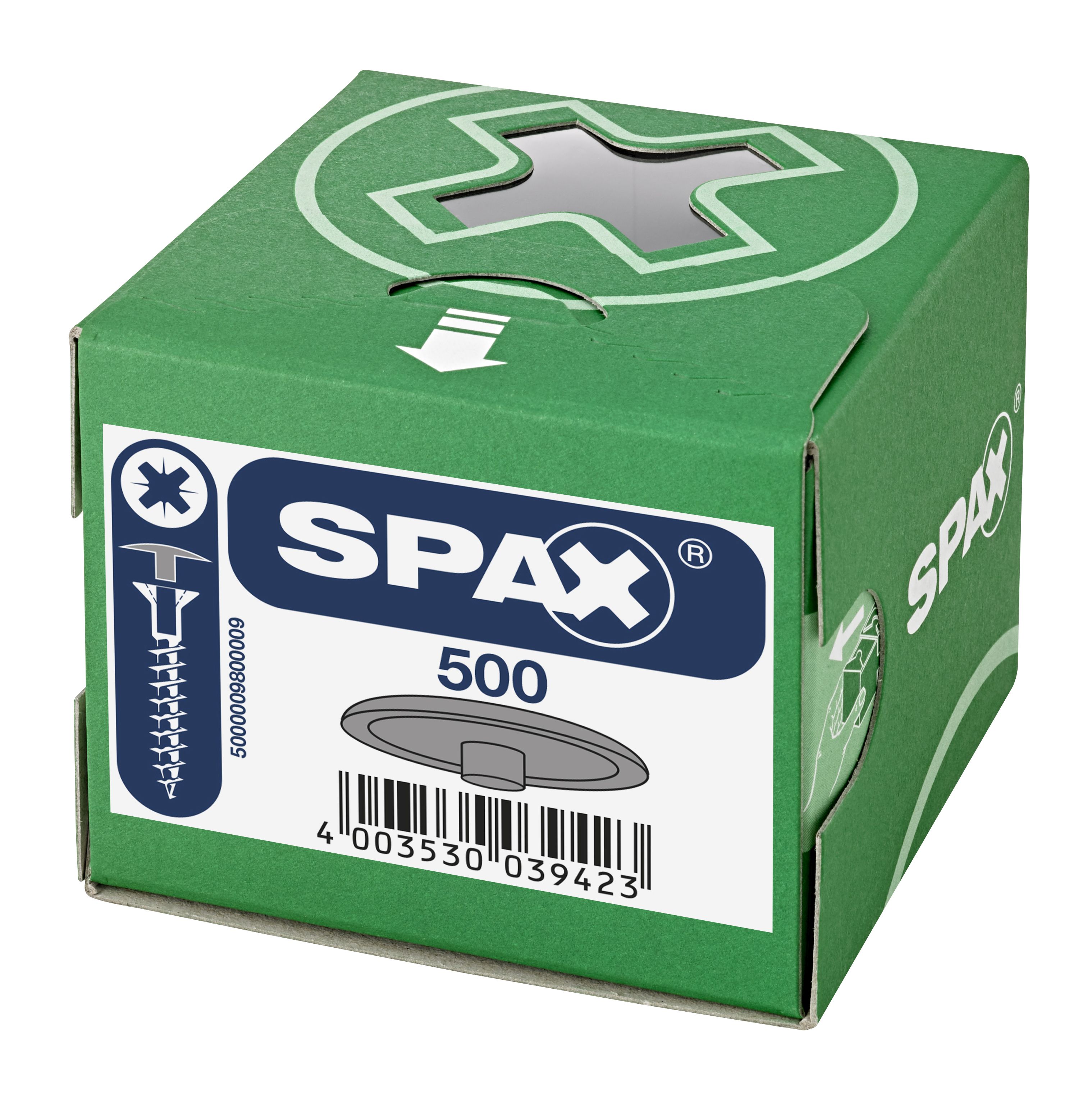 TAPONES DE PLÁSTICO CON TALADRO EN LA CABEZA SPAX-S GRIS N.º 87