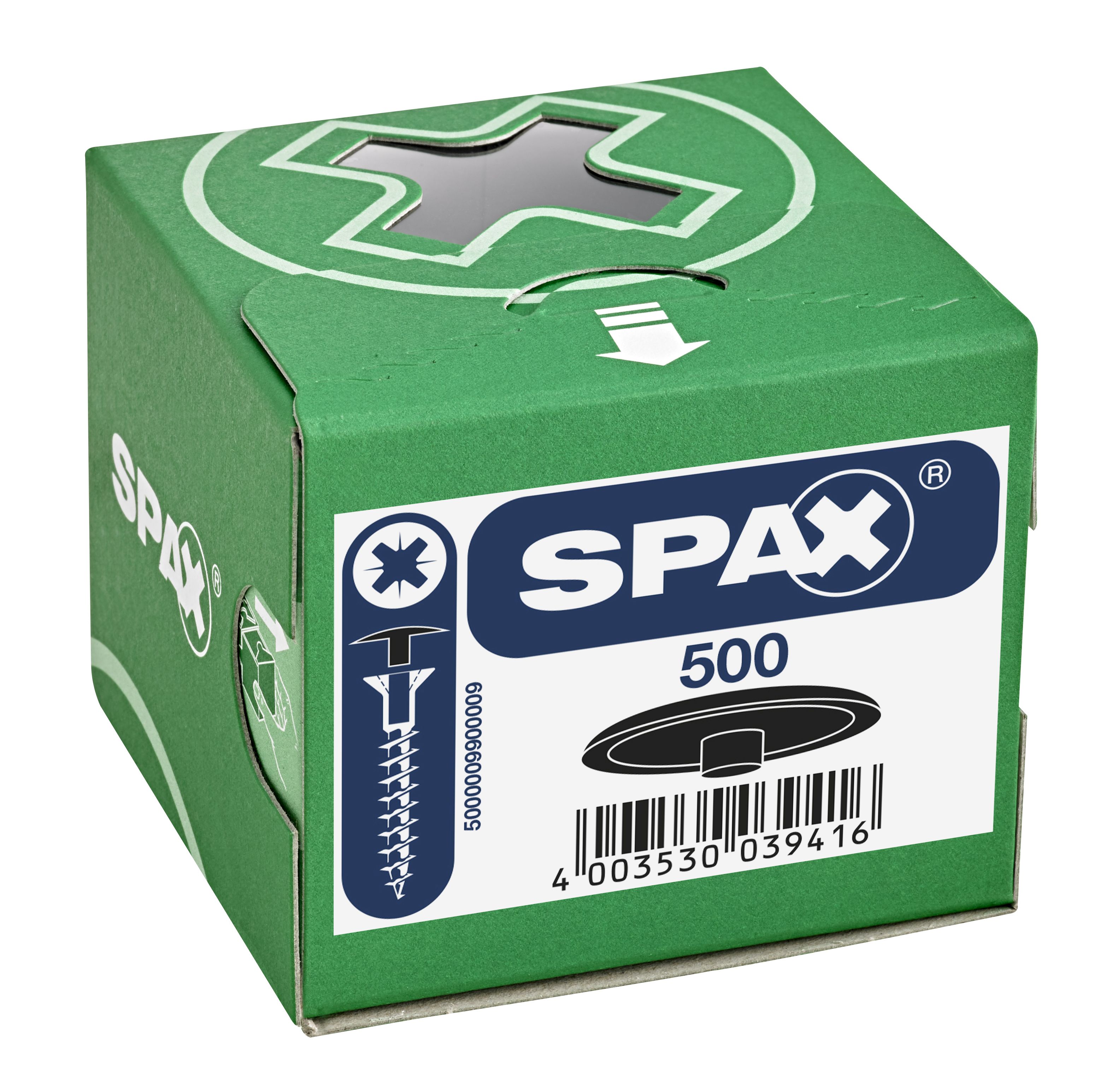 TAPONES DE PLÁSTICO CON TALADRO EN LA CABEZA SPAX-S NEGRO N.º 86