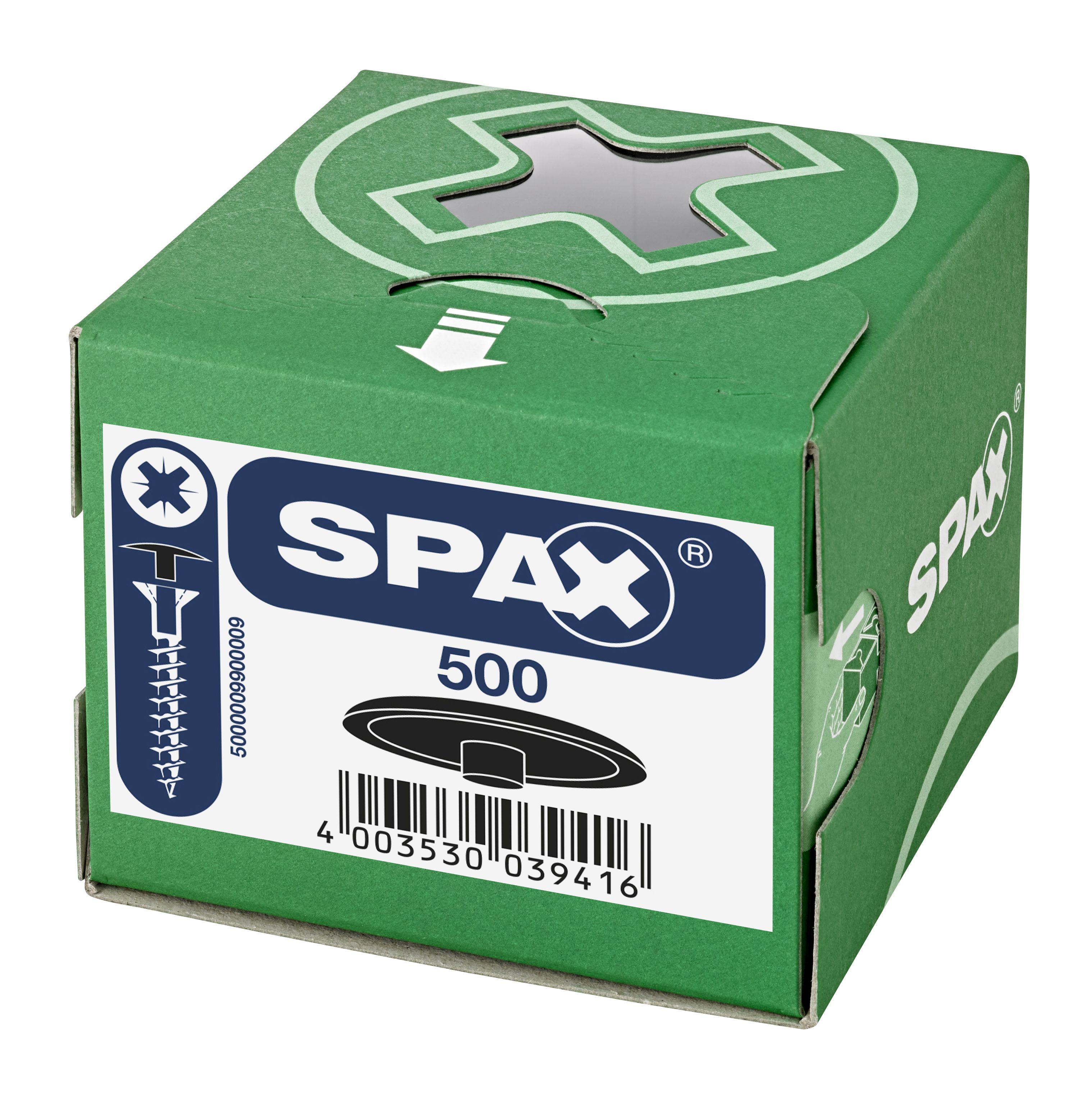 TAPONES DE PLÁSTICO CON TALADRO EN LA CABEZA SPAX-S NEGRO N.º 86