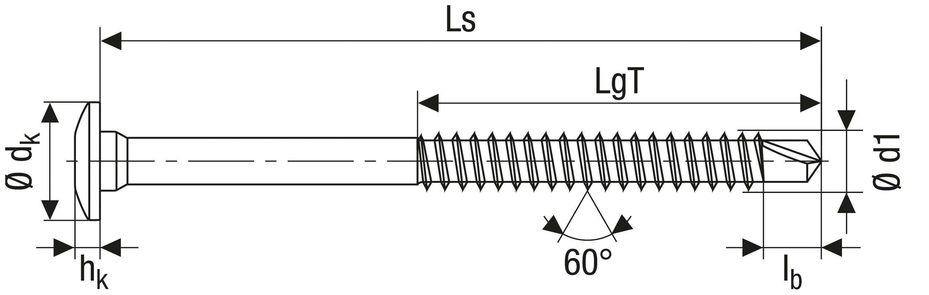 TORNILLO DE ACOPLAMIENTO FEX CABEZA PLANA T-STAR PLUS T25 PUNTA PERFORADORA TEMPLADO GALVANIZADO 8MY DELTACOLL 200 UD.