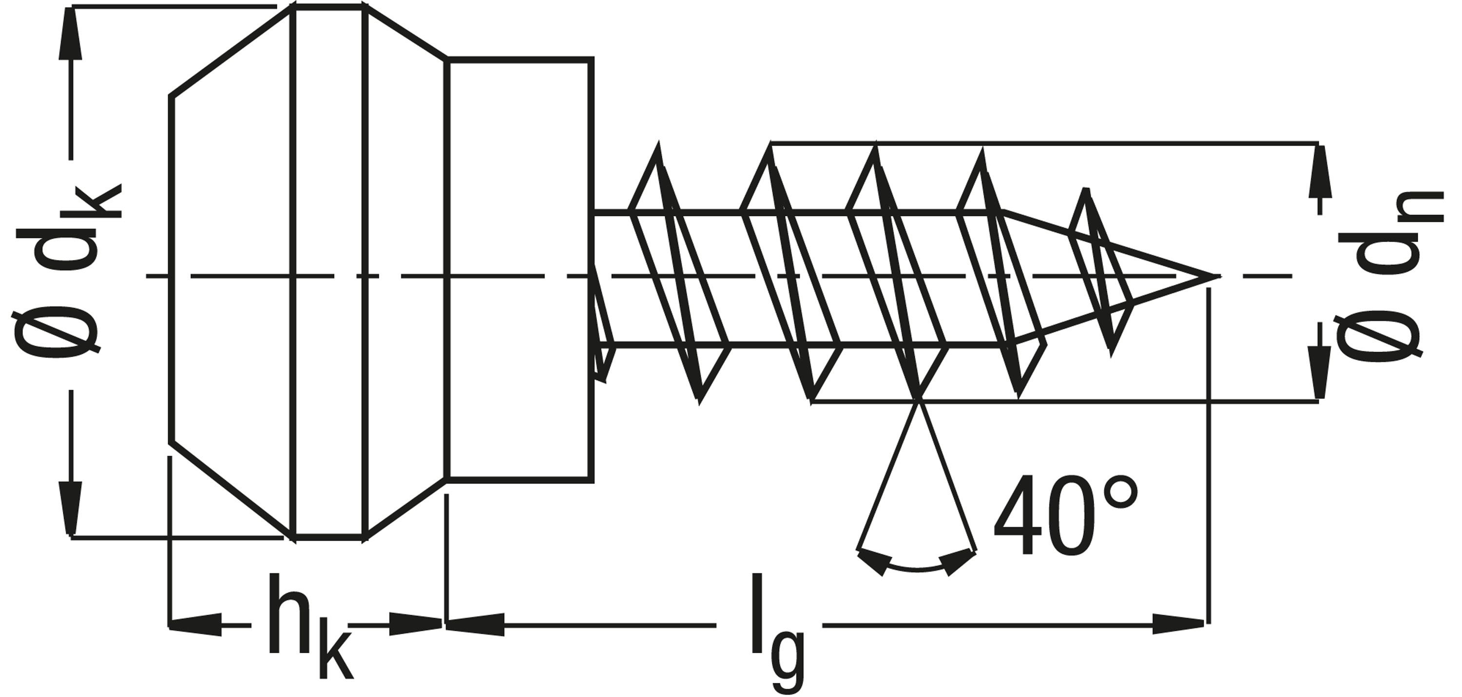 TORNILLO PARA PERSIANAS FEX-RS 3 H2 PUNTA DE AGUJA WIROX 400 UD.