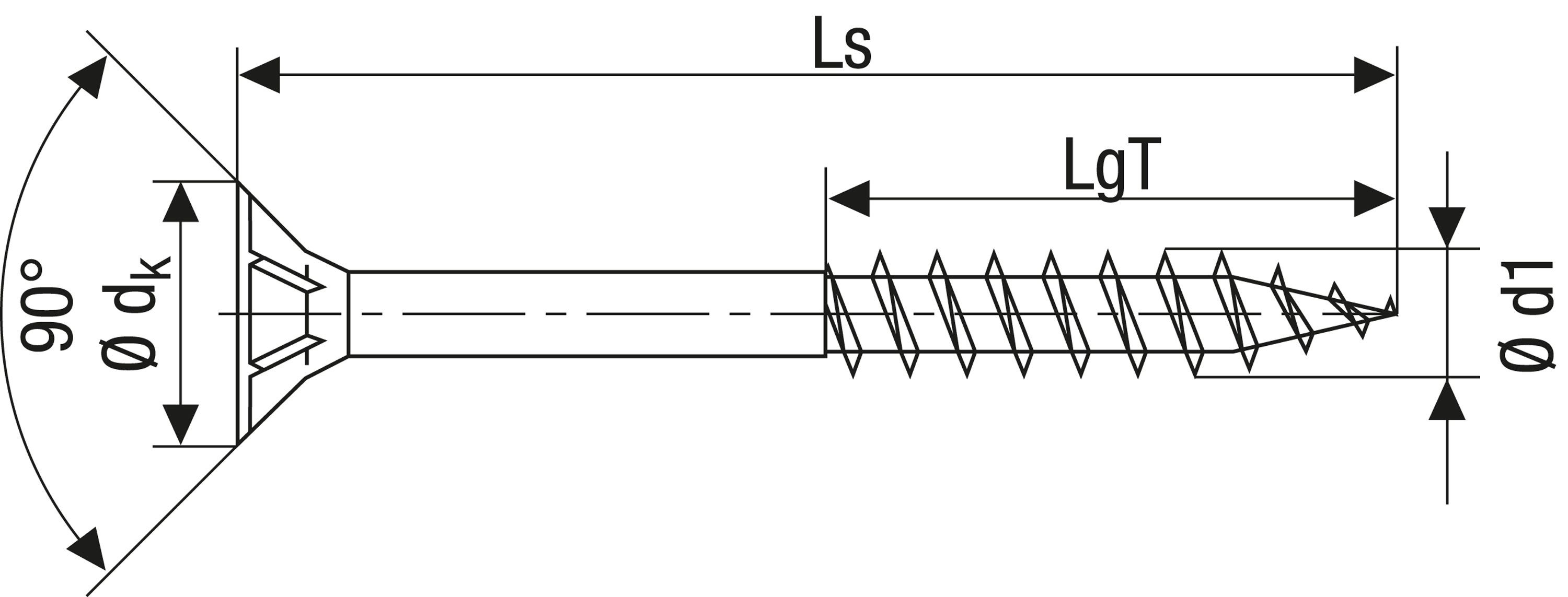 CABEZA PLANA SPAX-S NERVIOS FRESADORES T-STAR PLUS T50 ROSCA PARCIAL WIROX 25 UD.