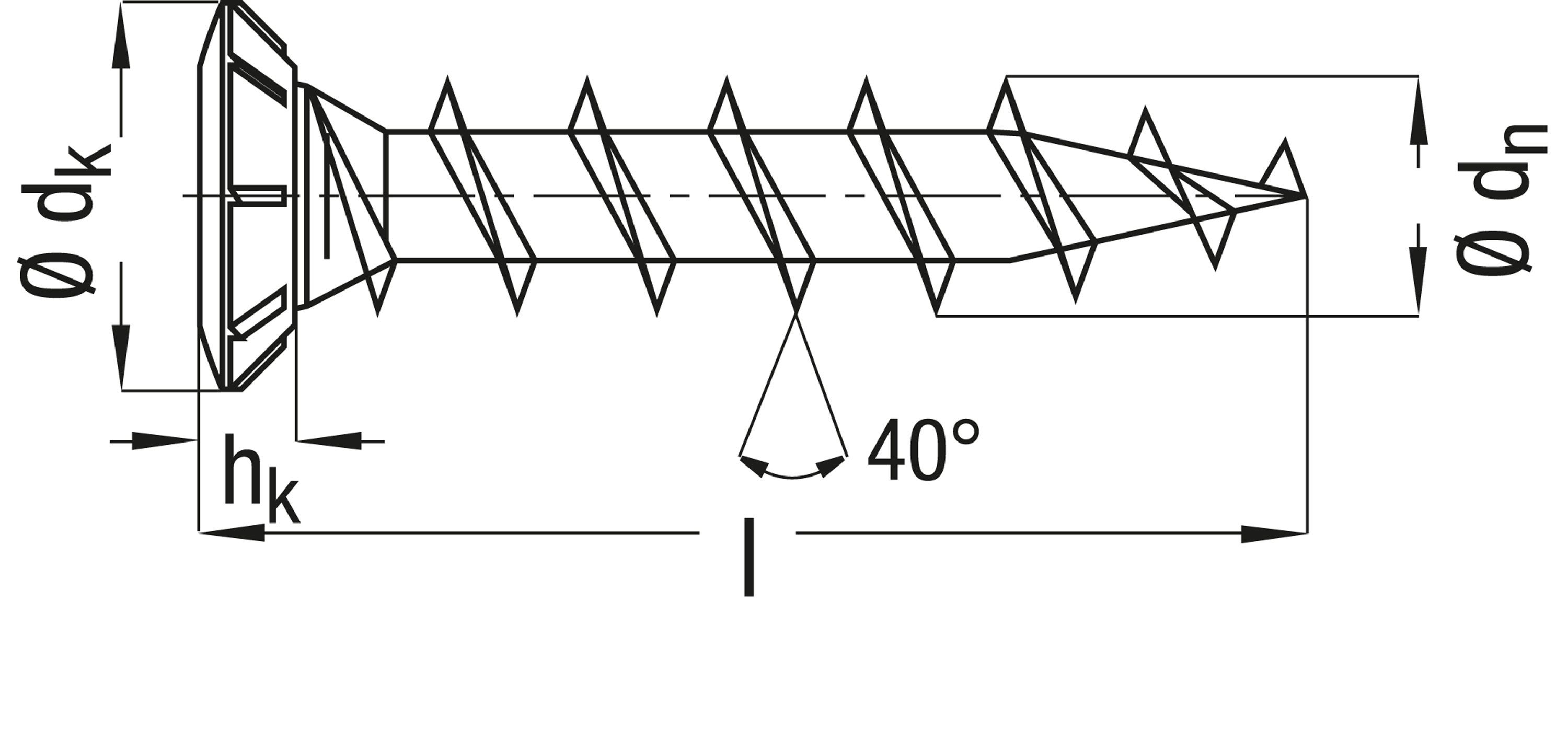CABEZA ESPECIAL GOTA DE SEBO FEX-KS-REP NERVIOS DE FRENADO RANURA EN CRUZ H2 WIROX 1000 UD.