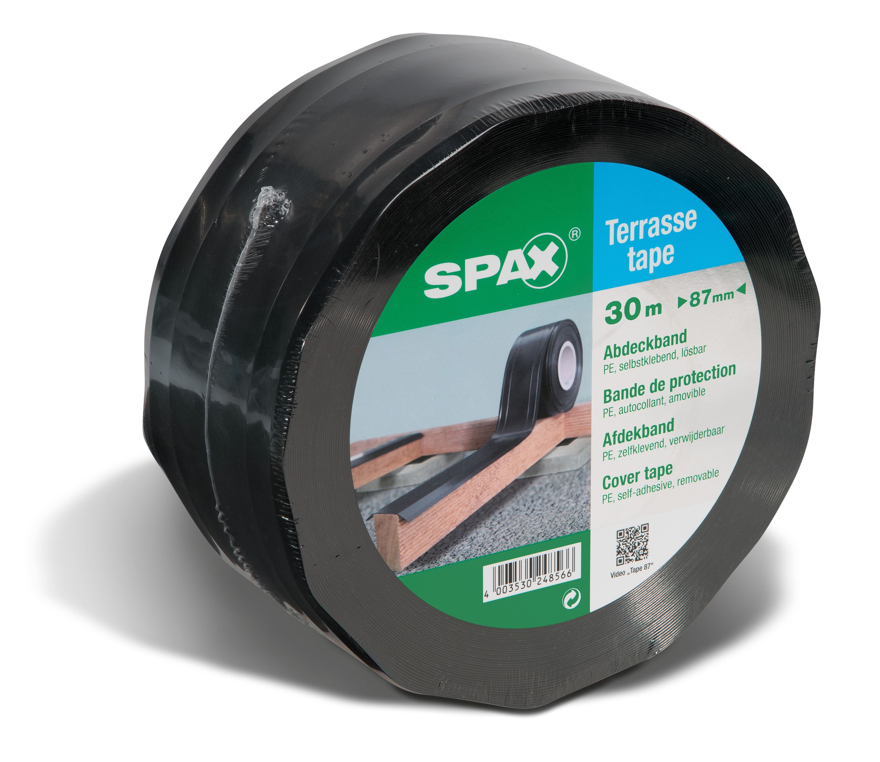 CINTA DE CUBIERTA SPAX 30 M X 87 MM ROLLO 1 PAQUETE
