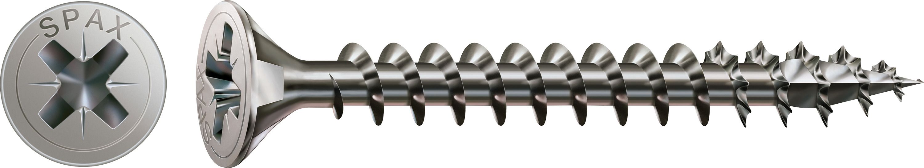 CABEZA MÚLTIPLE PLANA SPAX A2 RANURA EN CRUZ Z2 ROSCA COMPLETA 200 UD.