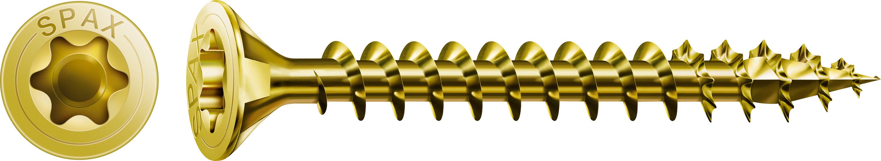 CABEZA MÚLTIPLE PLANA SPAX T-STAR PLUS T20 ROSCA COMPLETA YELLOX 1000 UD.