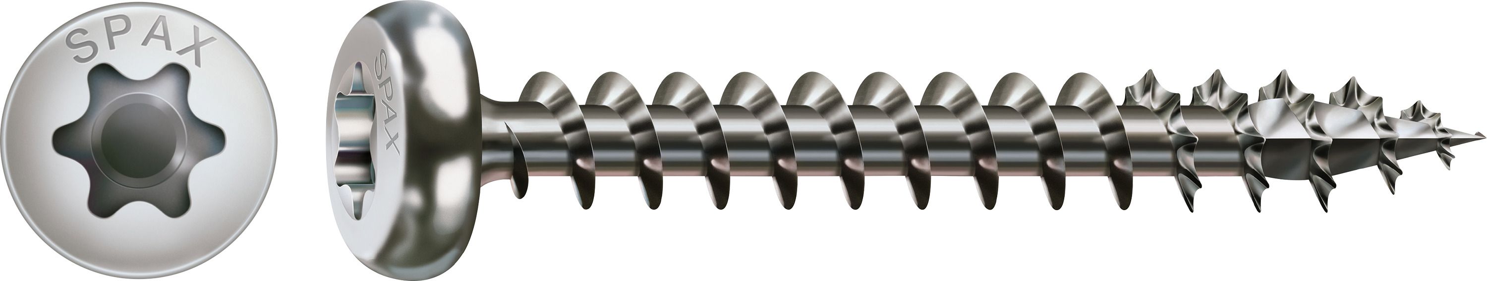 CABEZA REDONDA SPAX A2 T-STAR PLUS T20 ROSCA COMPLETA 200 UD.