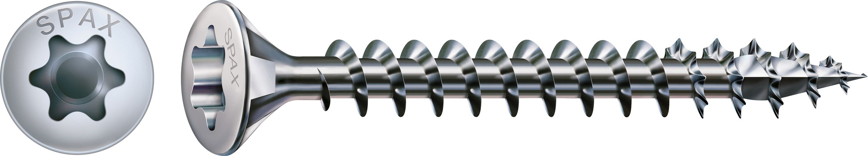 CABEZA GOTA DE SEBO SPAX T-STAR PLUS T20 WIROX L 100 UD.