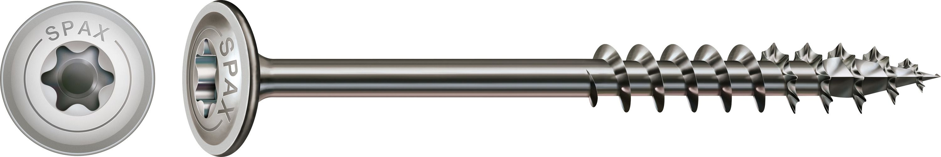 CABEZA ARANDELA SPAX A2 T-STAR PLUS T30 ROSCA PARCIAL 100 UD.