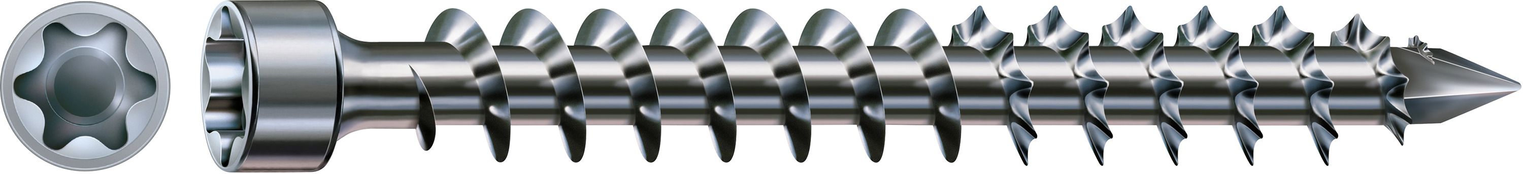 CABEZA CILÍNDRICA SPAX T-STAR PLUS T40 ROSCA COMPLETA CUT WIROX 50 UD.