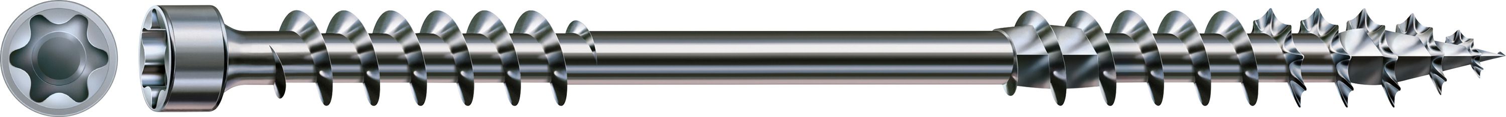 CABEZA CILÍNDRICA SPAX T-STAR PLUS T50 ROSCA DE FIJACIÓN PUNTA 4 CUT WIROX 50 UD.