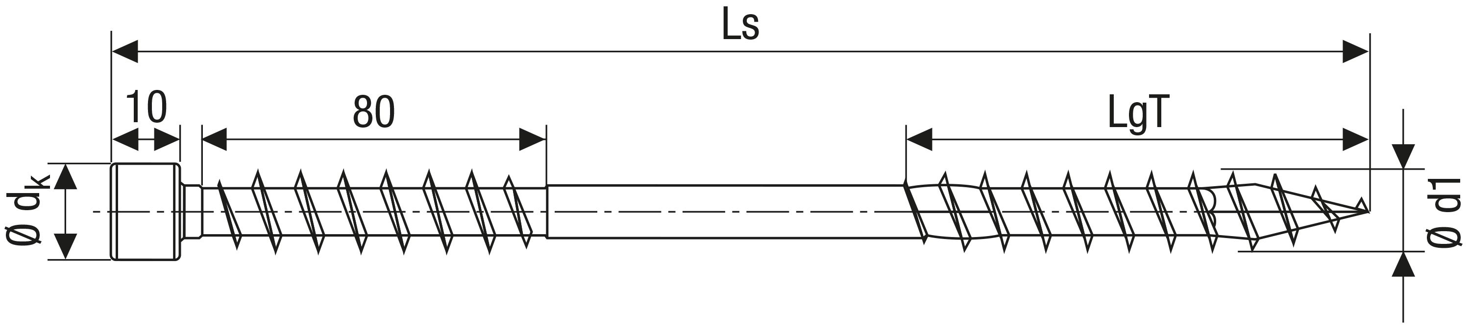 CABEZA CILÍNDRICA SPAX T-STAR PLUS T50 ROSCA DE FIJACIÓN PUNTA 4 CUT WIROX 50 UD.
