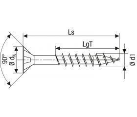 CABEZA MÚLTIPLE PLANA SPAX T-STAR PLUS T20 ROSCA PARCIAL YELLOX 1000 UD.