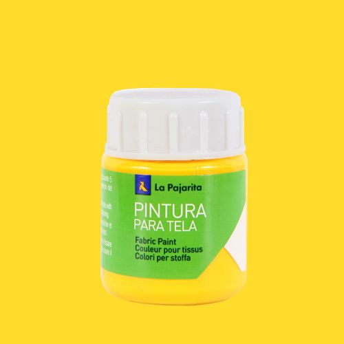 PINTURA TELA TRANSPARENTE T-12 AMARILLO REAL - 0,025 L