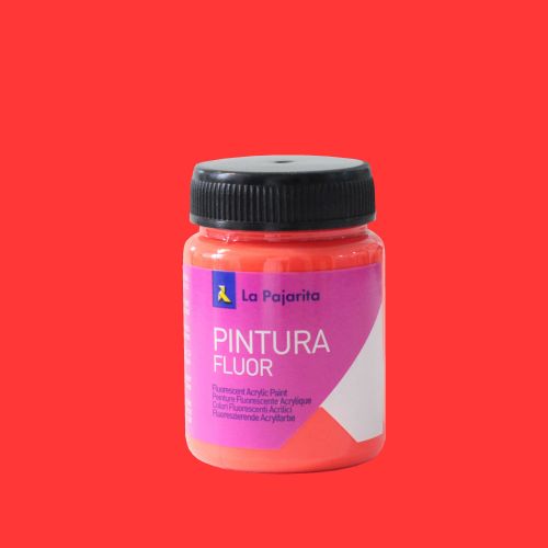 PINTURA FLUORESCENTE F-03 ROJO AMAPOLA - 0,075 L