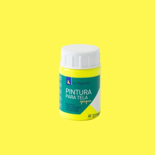 PINTURA TELA OPACA TOF-01 AMARILLO FLUORESCENTE