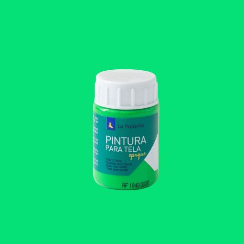 PINTURA TELA OPACA TOF-04 VERDE FLUORESCENTE