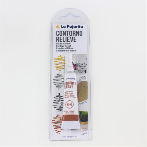 CONTORNO RELIEVE MULTISUPERFICIE  COBRE - BLISTER