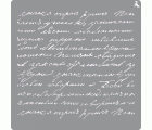 STENCIL MANUSCRITO 20X20 CM 