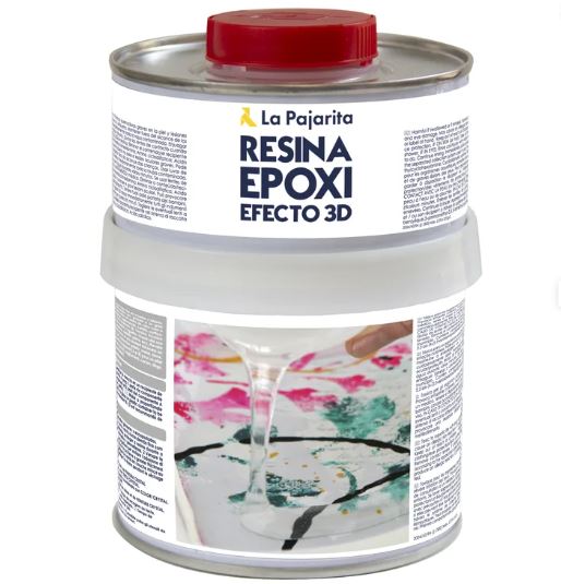 KIT RESINA EPOXI EFECTO 3D LA PAJARITA 750ML