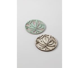 POSAVASOS HOJA TROPICAL