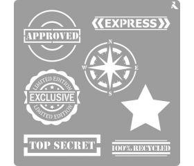 STENCIL ST-04 STAMPS