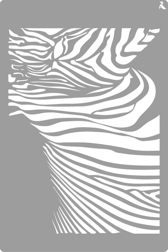 STENCIL ST-09 ZEBRA