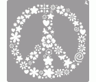 STENCIL ST-20 PEACE