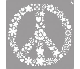 STENCIL ST-20 PEACE