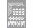STENCIL ST-21 GEOMETRIC