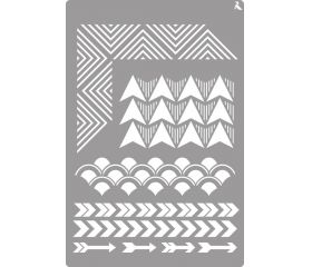 STENCIL ST-21 GEOMETRIC