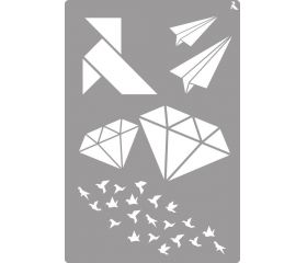 STENCIL ST-22 ORIGAMI