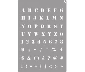 STENCIL ST-23 ALPHABET