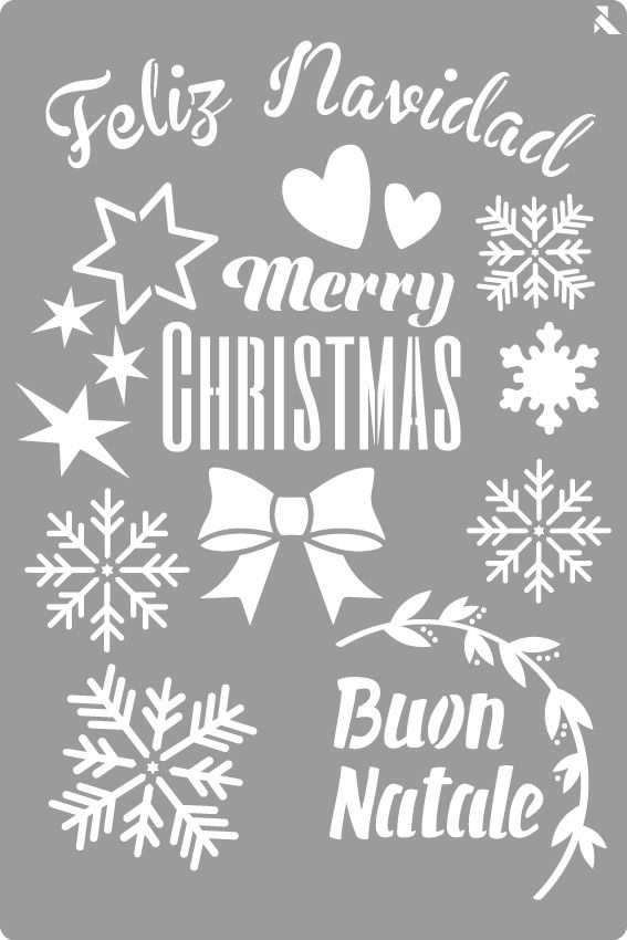 STENCIL ST-29 BUON NATALE