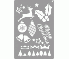 STENCIL ST-30 MERRY CHRISTMAS
