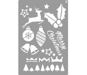 STENCIL ST-30 MERRY CHRISTMAS