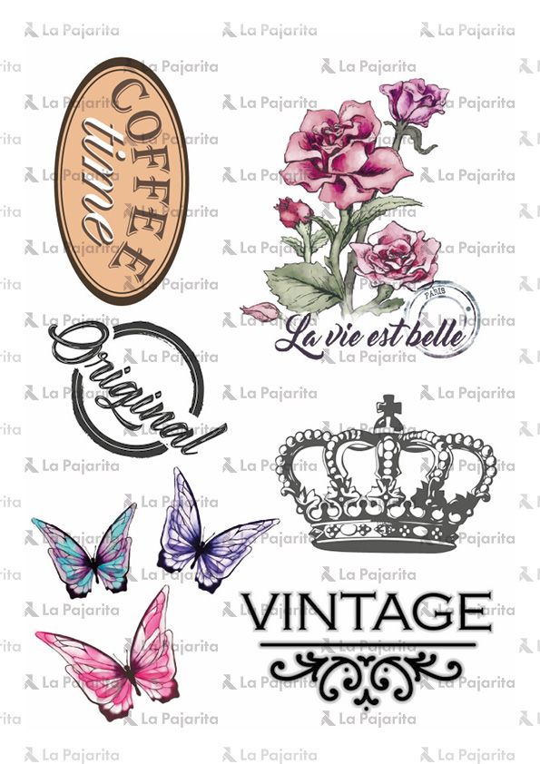 HOJA TRANSFERS VINTAGE
